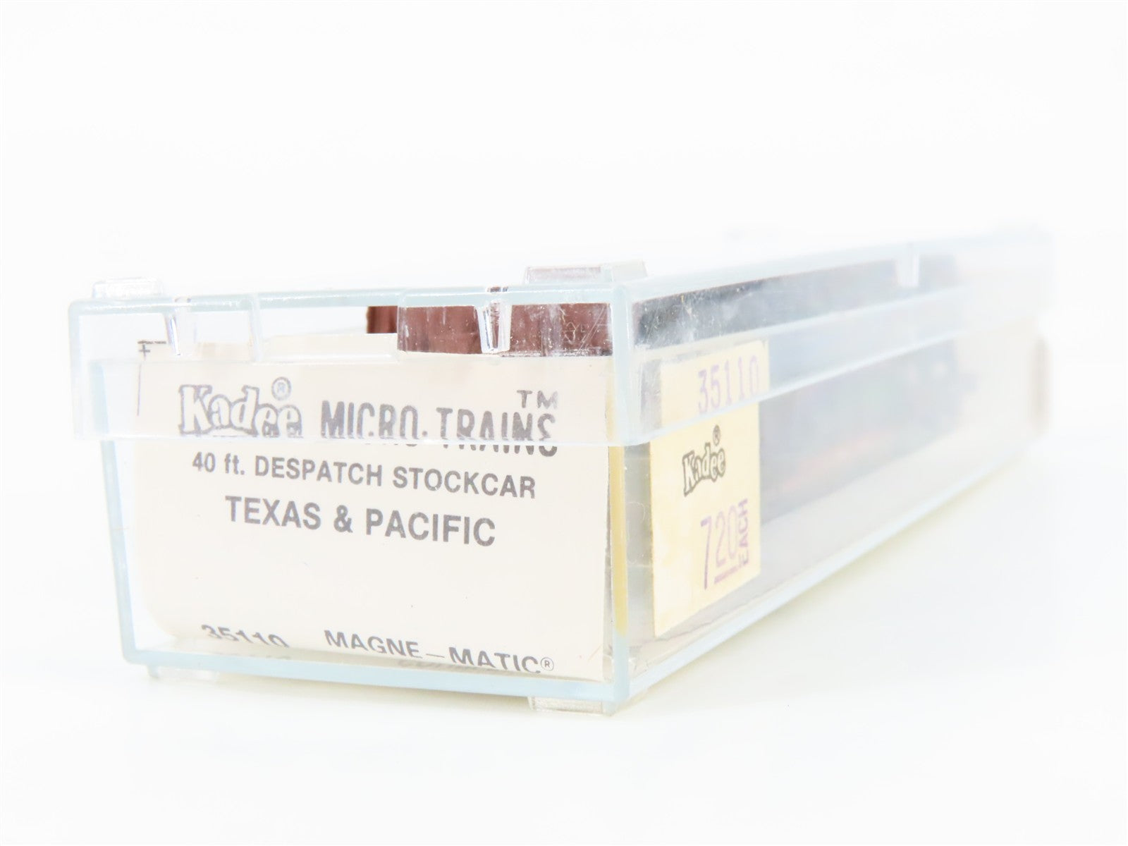 N Scale Micro-Trains MTL 35110 T&P Texas & Pacific 40' Stock/Cattle Car RTR