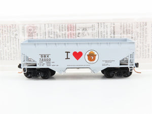 N Scale Micro-Trains MTL 55450 SBX Smokey Bear 33' 2-Bay Hopper 72000