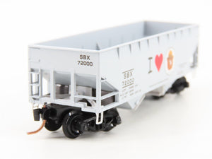 N Scale Micro-Trains MTL 55450 SBX Smokey Bear 33' 2-Bay Hopper 72000