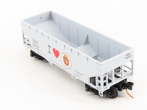N Scale Micro-Trains MTL 55450 SBX Smokey Bear 33' 2-Bay Hopper 72000