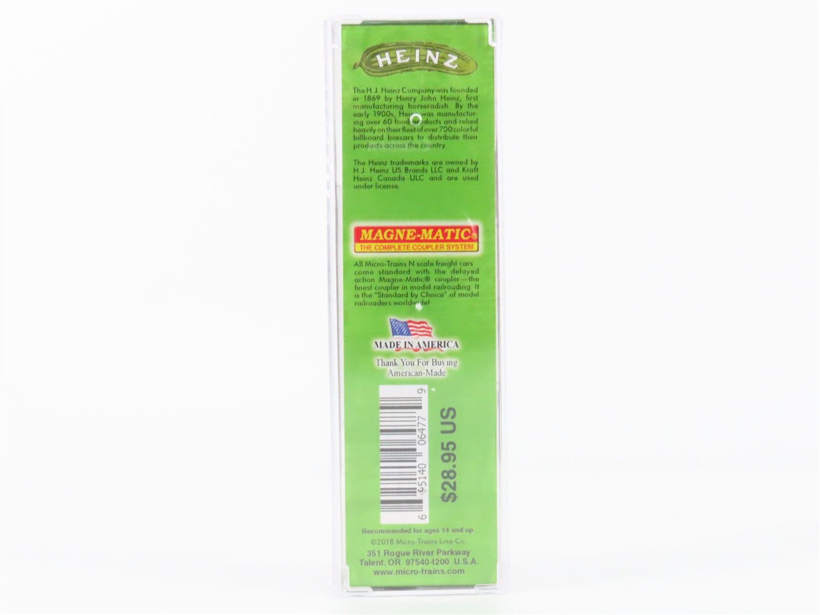 N Scale Micro-Trains MTL 05800300 Heinz 36' Wood Sheathed Ice Reefer 449