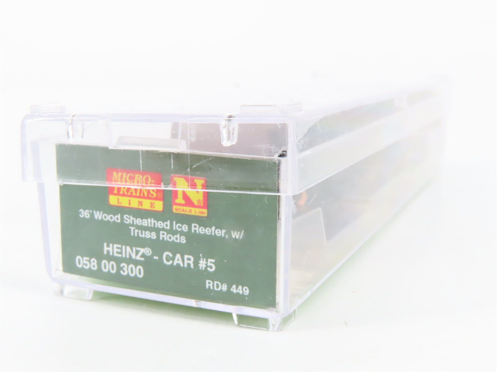 N Scale Micro-Trains MTL 05800300 Heinz 36' Wood Sheathed Ice Reefer 449