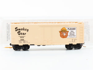 N Scale Micro-Trains MTL 21260 SBX Smokey Bear 40' Plug Door Box Car 1999 RTR