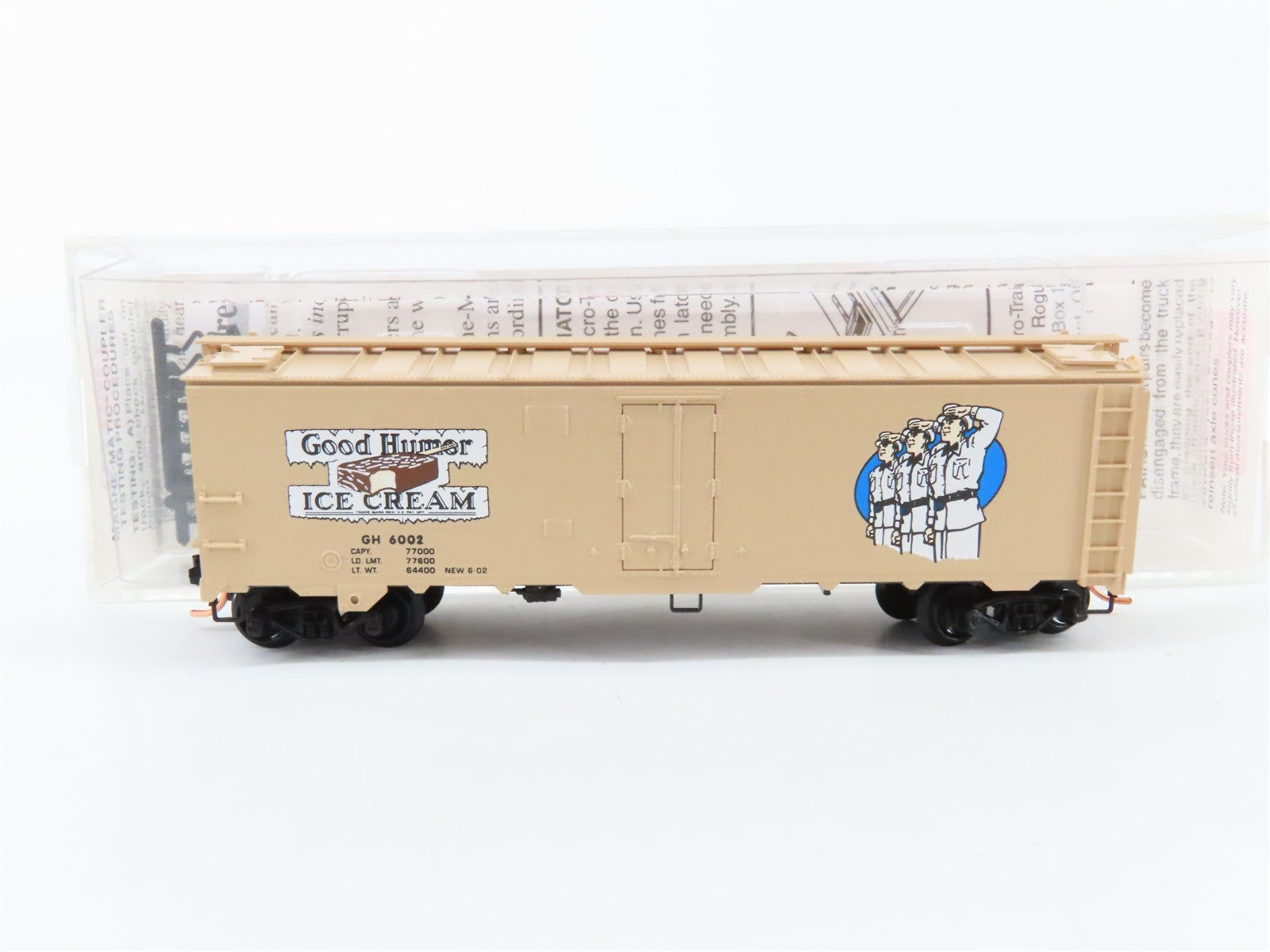 N Scale Micro-Trains MTL 59570 GH Good Humor 40' Steel Ice Reefer 6002 RTR