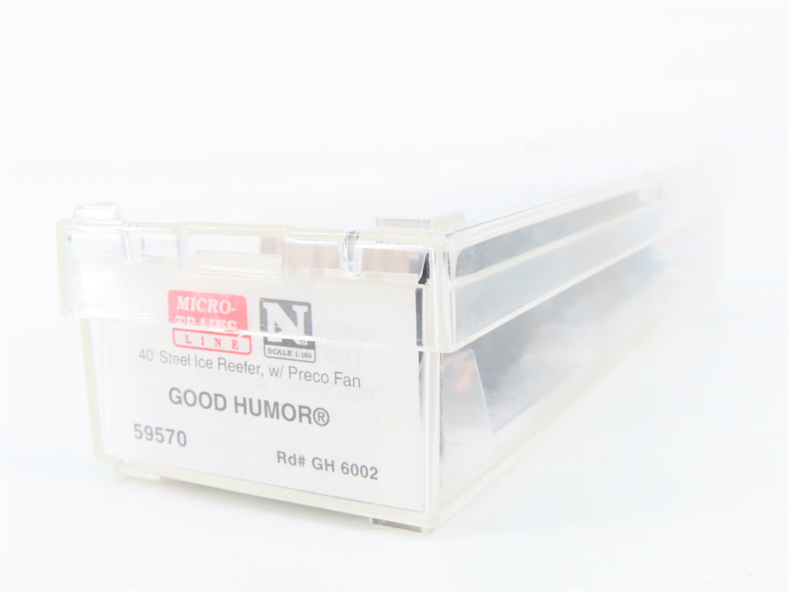 N Scale Micro-Trains MTL 59570 GH Good Humor 40' Steel Ice Reefer 6002 RTR
