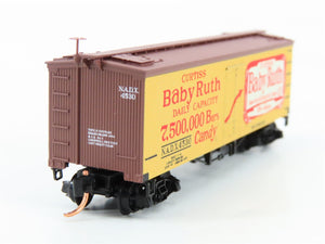 N Scale Micro-Trains MTL 05800220 NADX Nestle Baby Ruth #3 Wood Reefer 4530 RTR