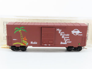 N Scale Micro-Trains MTL 24220 Herbie Mo-Pac 40' Single Door Box Car HERB-1 RTR