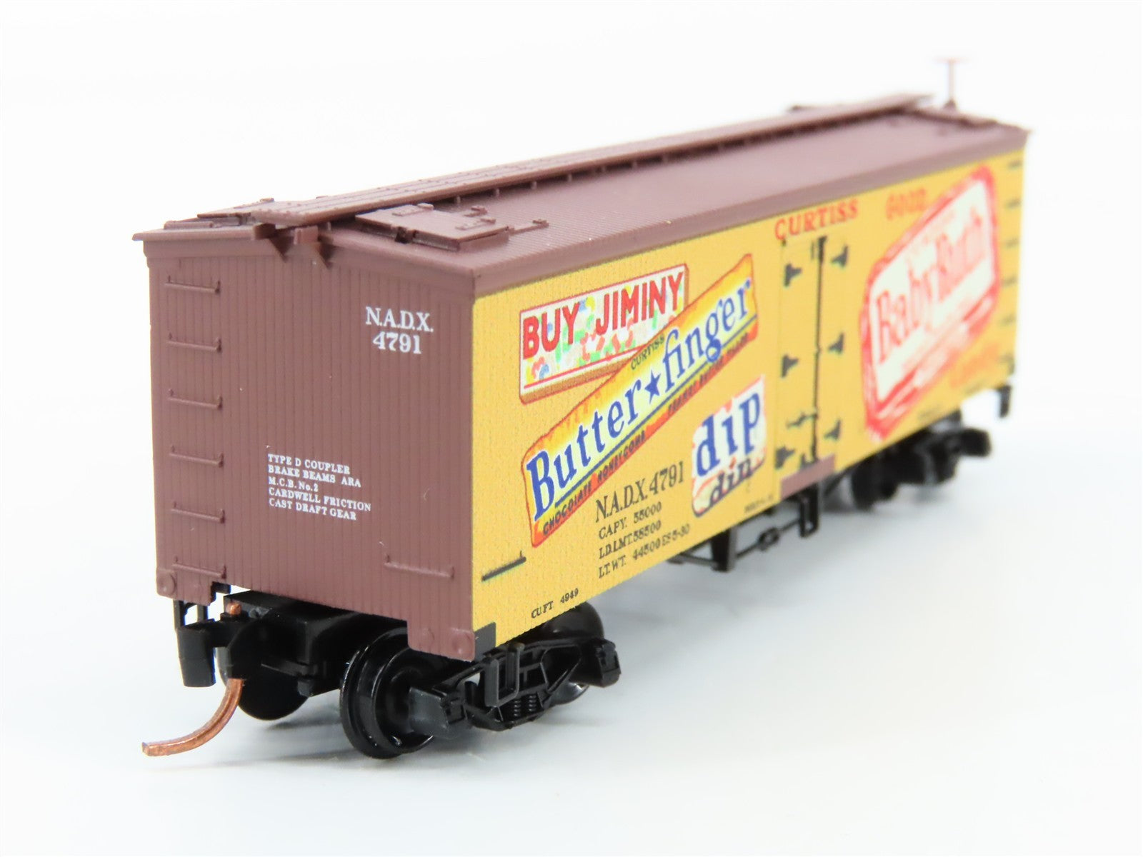 N Scale Micro-Trains MTL 05800240 NADX Nestle Baby Ruth #6 Ice Reefer 4791 RTR