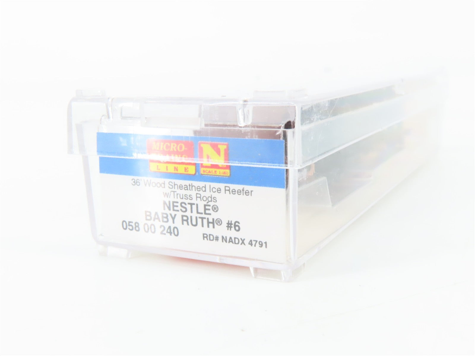 N Scale Micro-Trains MTL 05800240 NADX Nestle Baby Ruth #6 Ice Reefer 4791 RTR