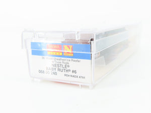 N Scale Micro-Trains MTL 05800240 NADX Nestle Baby Ruth #6 Ice Reefer 4791 RTR