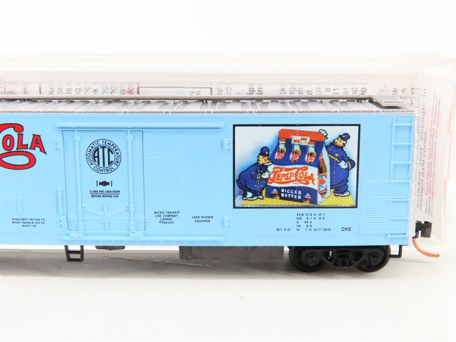 N Scale Micro-Trains MTL 69140 PCEX Pepsi-Cola 59' Mechanical Reefer 69015 RTR