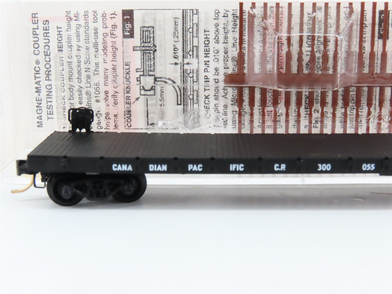 N Scale Micro-Trains MTL 44040 CP Canadian Pacific 50' Flat Car 300055 RTR