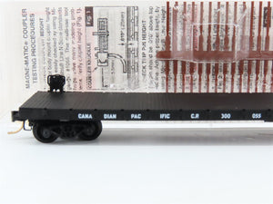 N Scale Micro-Trains MTL 44040 CP Canadian Pacific 50' Flat Car 300055 RTR