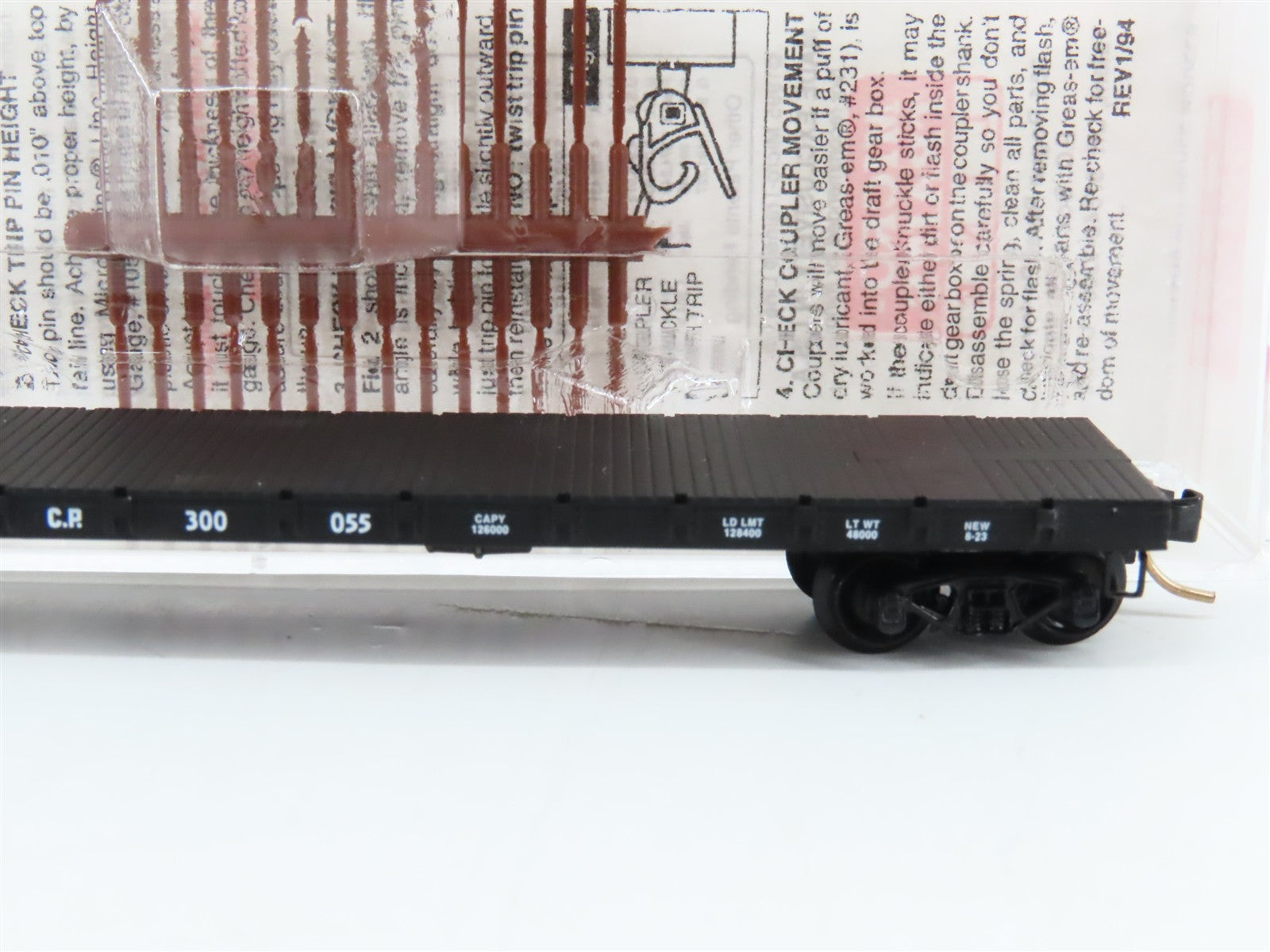 N Scale Micro-Trains MTL 44040 CP Canadian Pacific 50' Flat Car 300055 RTR