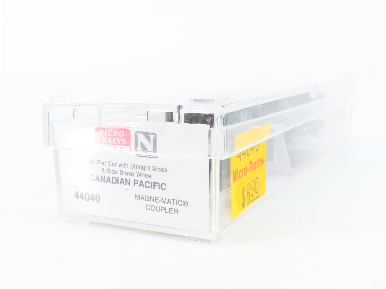 N Scale Micro-Trains MTL 44040 CP Canadian Pacific 50' Flat Car 300055 RTR