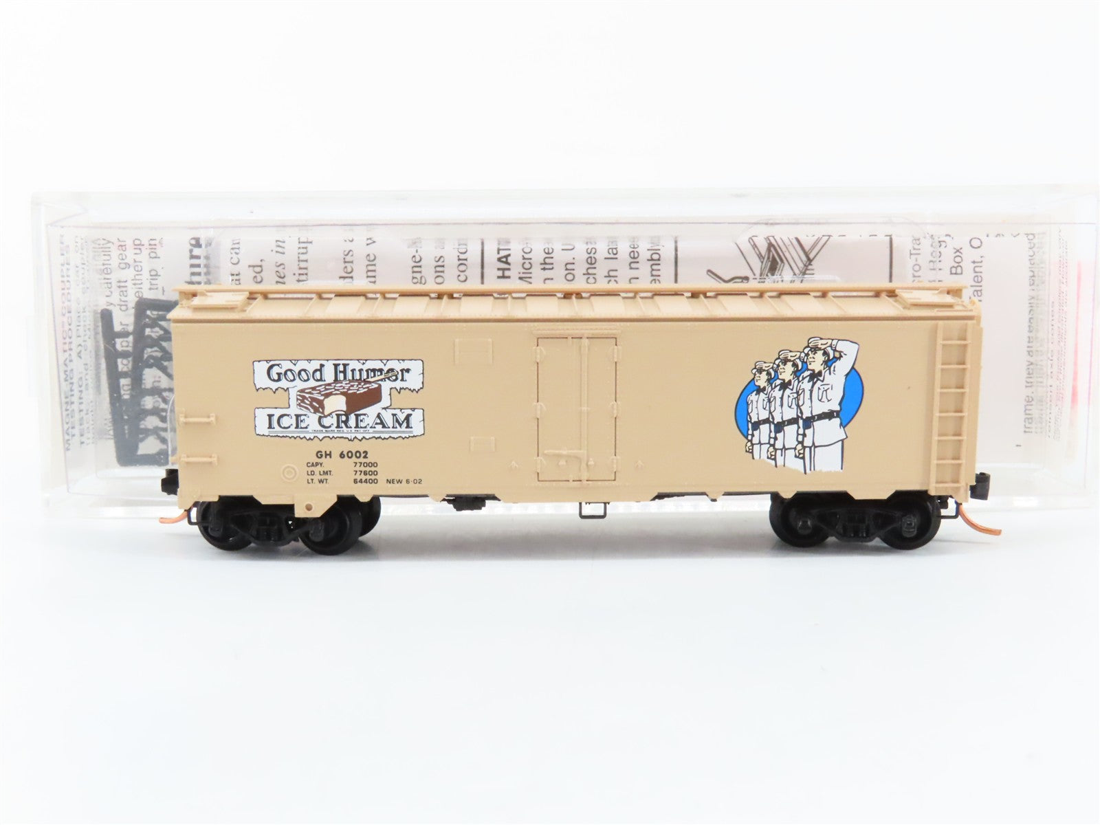N Scale Micro-Trains MTL 59570 GH Good Humor 40' Steel Ice Reefer 6002 RTR