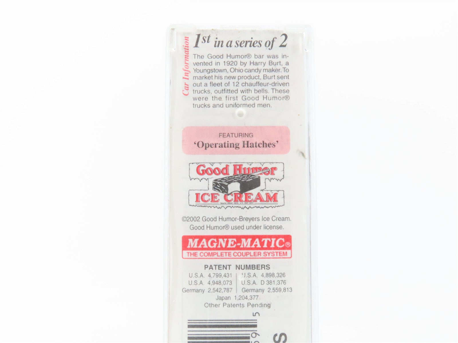 N Scale Micro-Trains MTL 59570 GH Good Humor 40' Steel Ice Reefer 6002 RTR