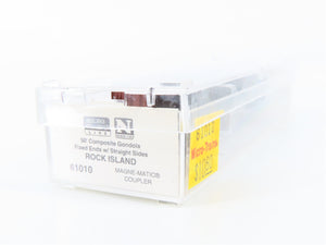 N Scale Micro-Trains MTL 61010 RI Rock Island 50' Composite Gondola 187507 RTR