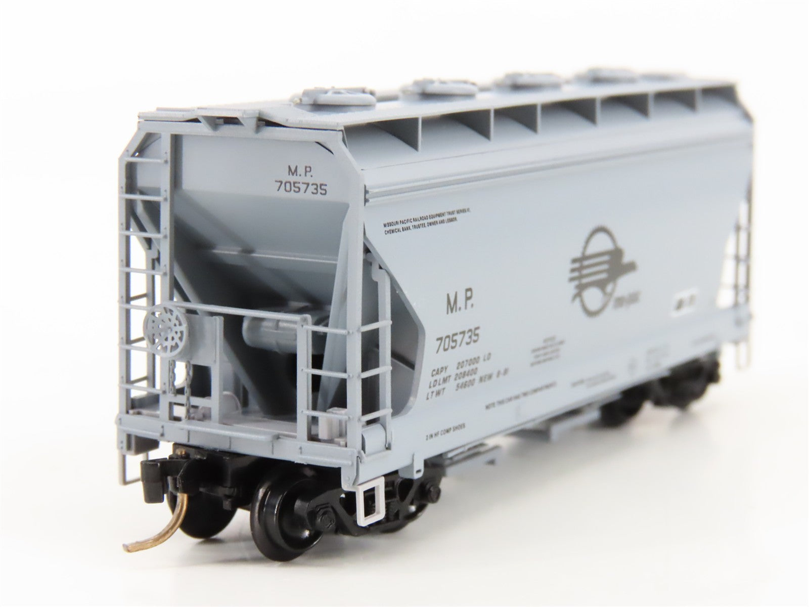 N Scale Micro-Trains MTL 92030 Missouri Pacific 2-Bay ACF Centerflow Hopper RTR