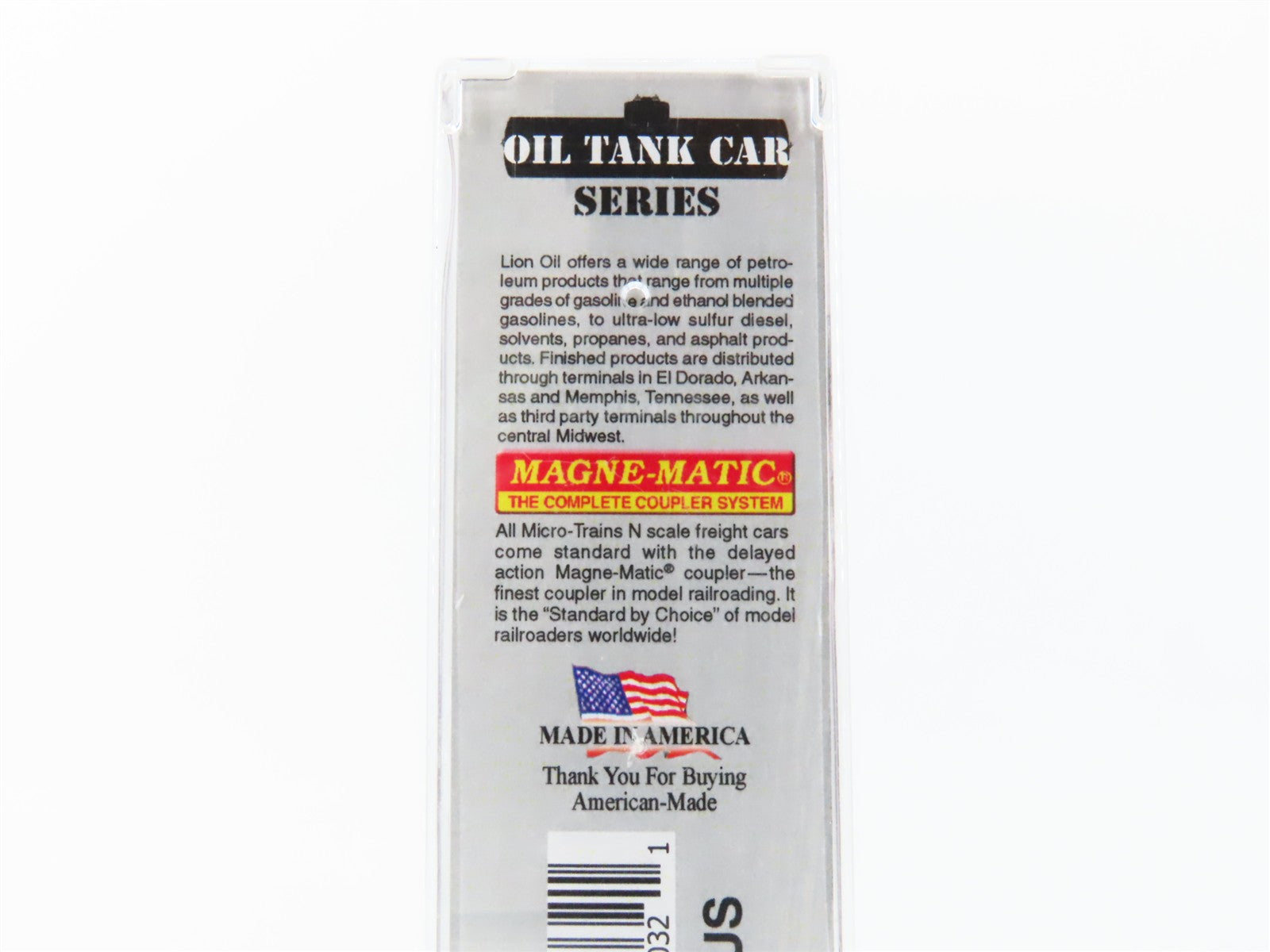 N Scale Micro-Trains MTL 06500820 LUX Lion Oil 39' Single Dome Tank Car 2256 RTR