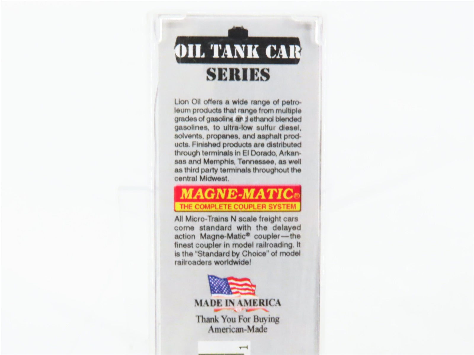 N Scale Micro-Trains MTL 06500820 LUX Lion Oil 39' Single Dome Tank Car 2256 RTR