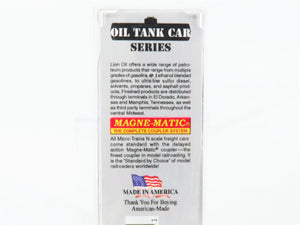 N Scale Micro-Trains MTL 06500820 LUX Lion Oil 39' Single Dome Tank Car 2256 RTR