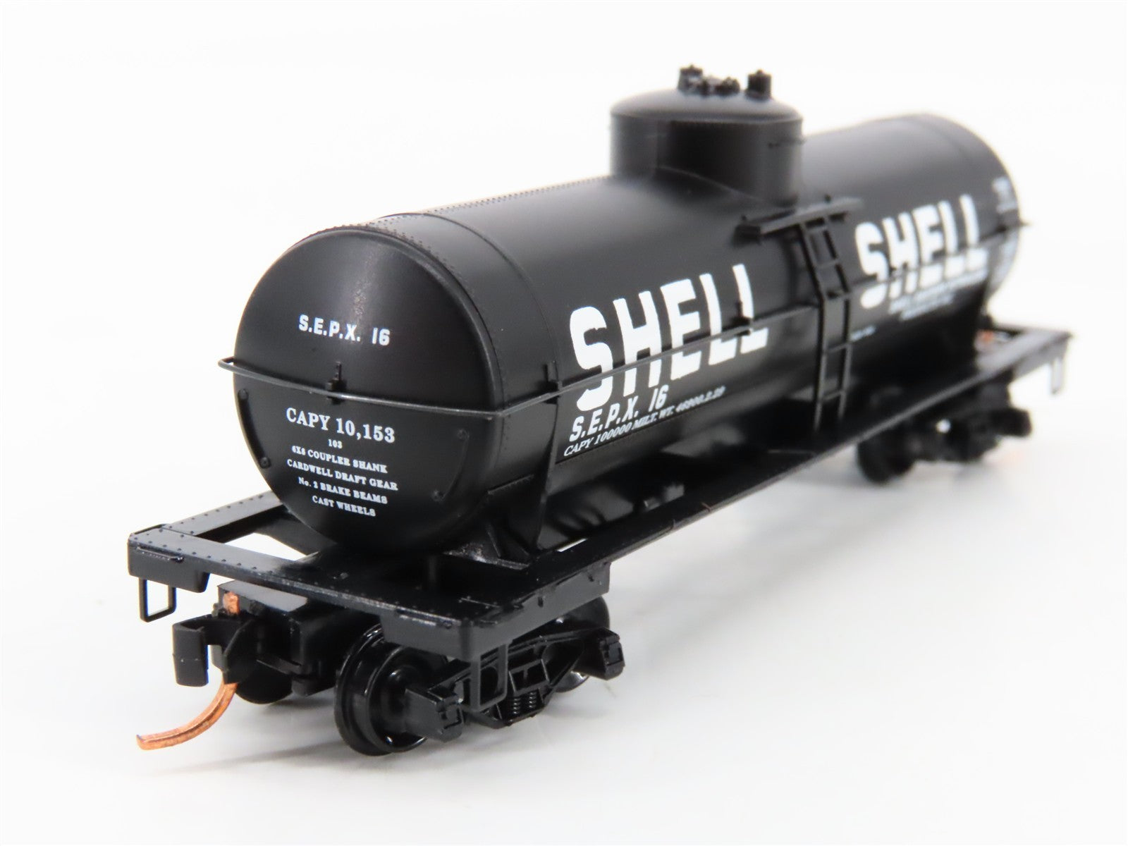 N Scale Micro-Trains MTL 06500830 SEPX Shell 39' Single Dome Tank Car 16 RTR