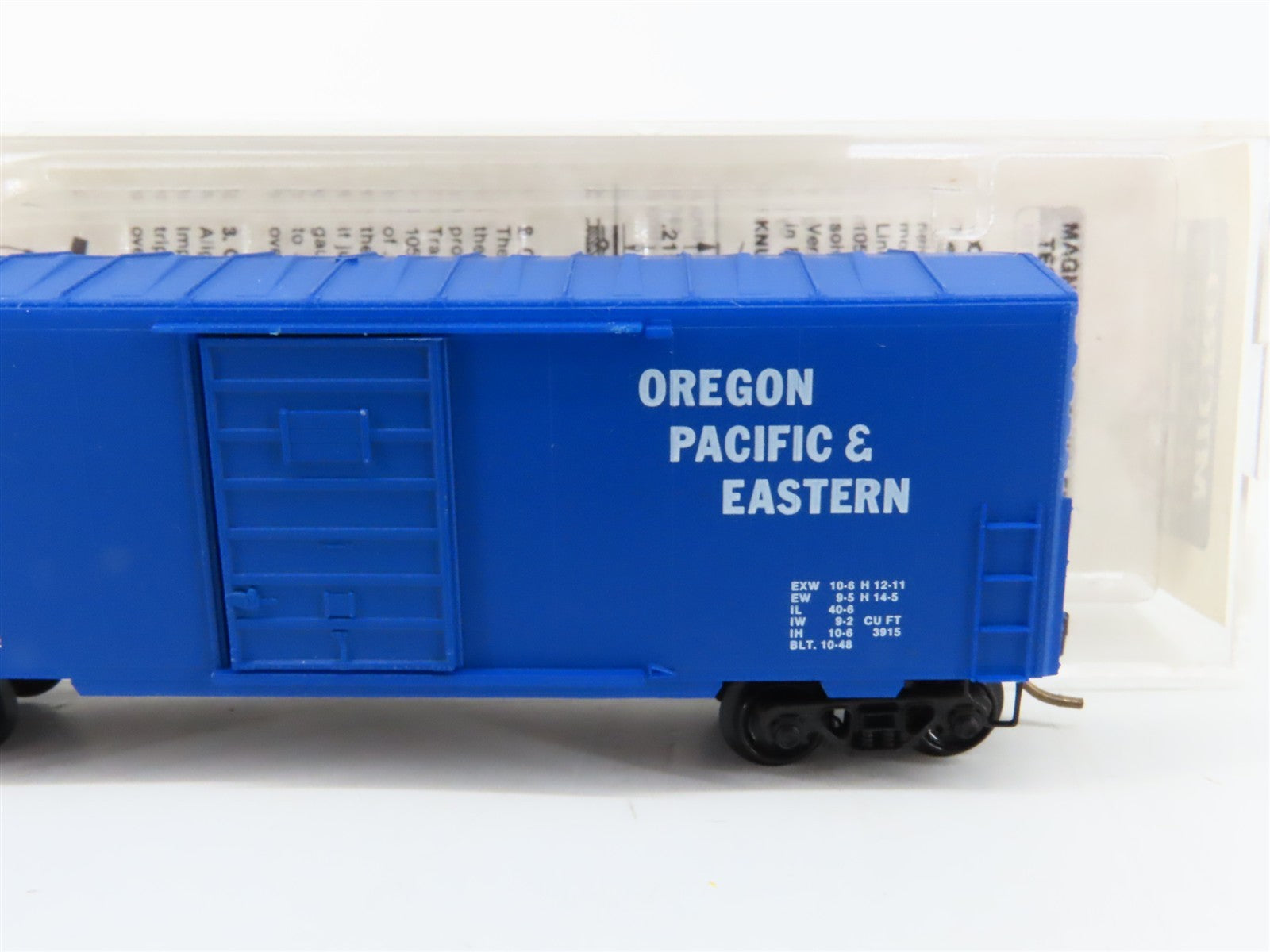 N Scale Micro-Trains MTL 24110 OP&E Oregon Pacific & Eastern 40' Boxcar 1032 RTR