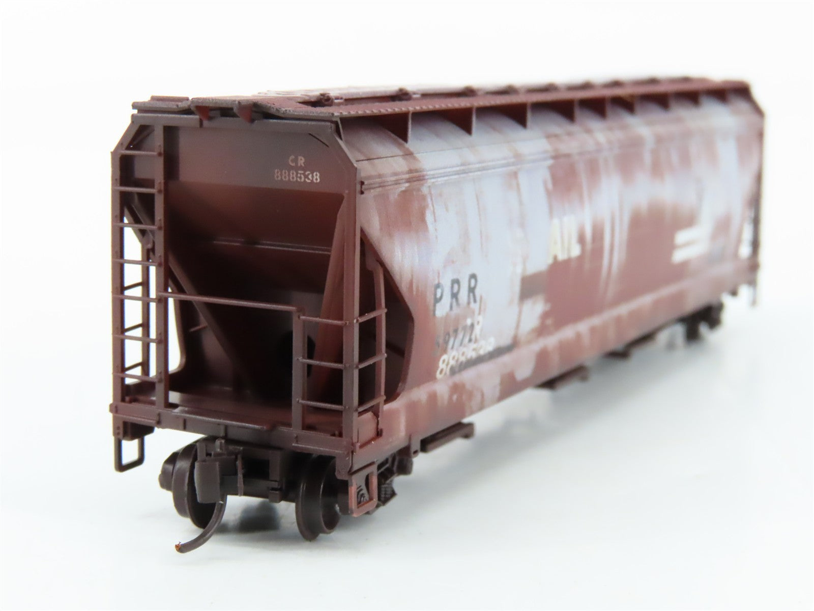 N Micro-Trains MTL 09445990 CR Conrail ex-PRR 3-Bay Hopper 888538 - Weathered