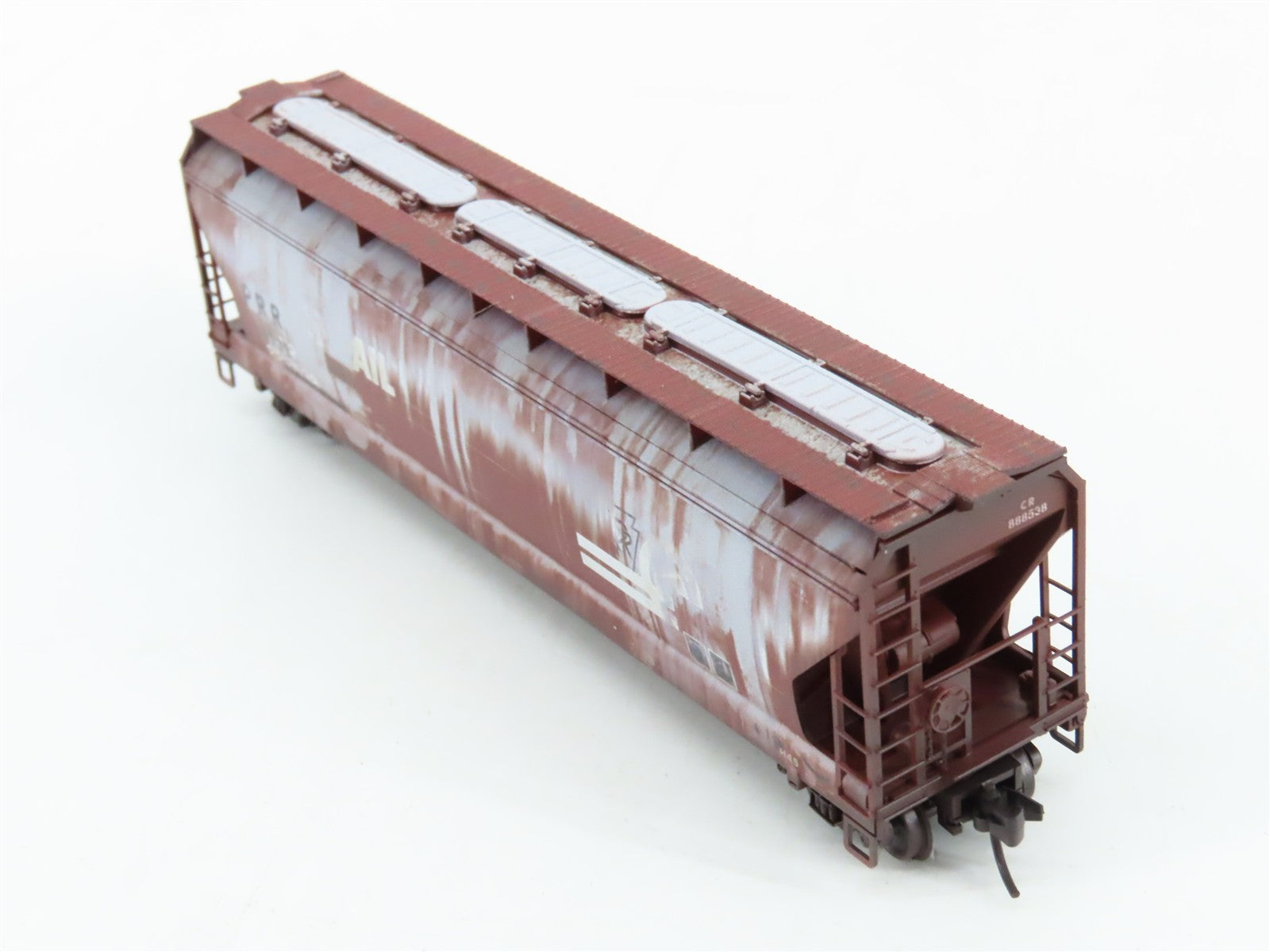 N Micro-Trains MTL 09445990 CR Conrail ex-PRR 3-Bay Hopper 888538 - Weathered