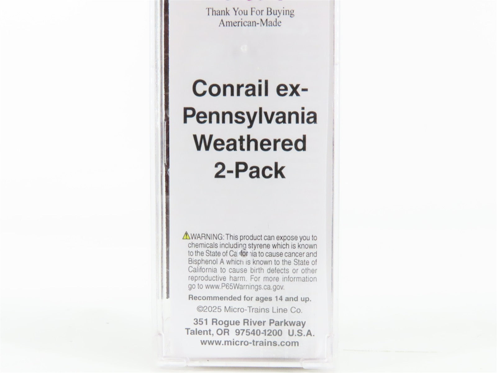 N Micro-Trains MTL 09445990 CR Conrail ex-PRR 3-Bay Hopper 888538 - Weathered