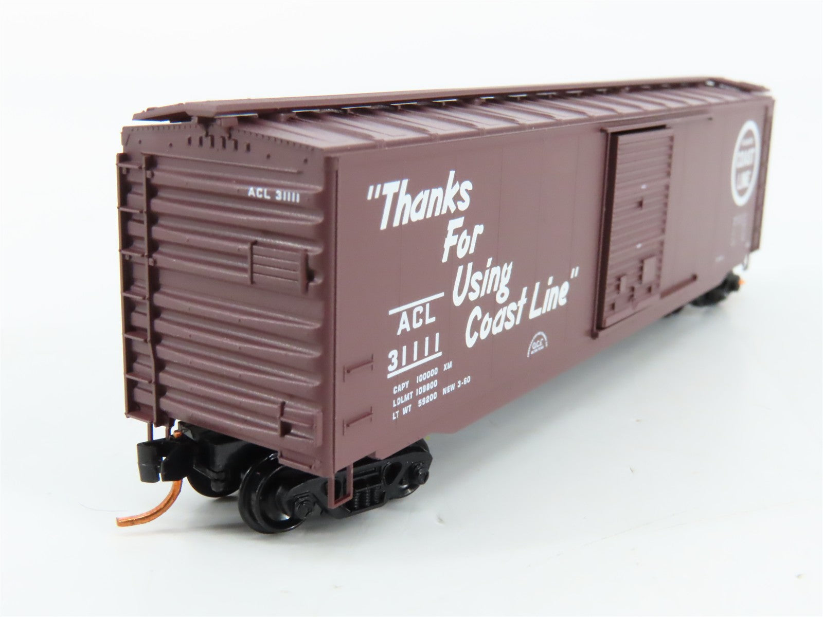 N Scale Micro-Trains MTL 03100140 ACL Atlantic Coast Line 50' Box Car 31111 RTR
