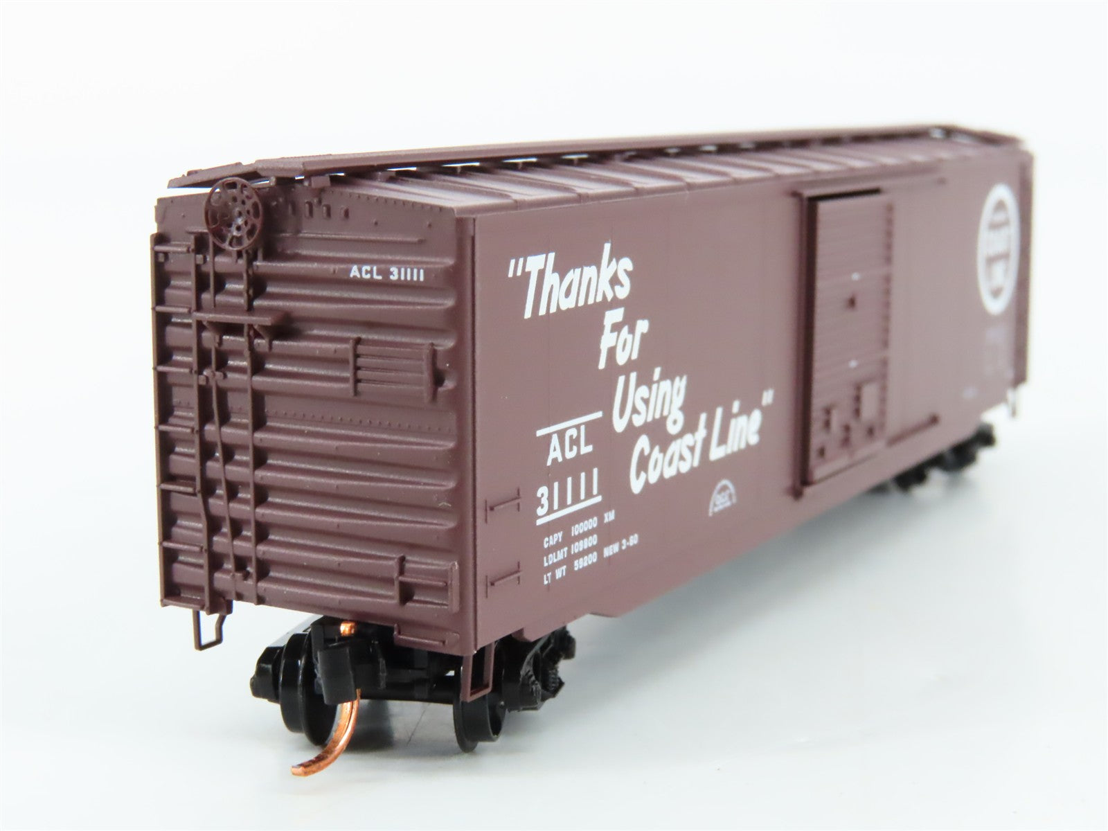 N Scale Micro-Trains MTL 03100140 ACL Atlantic Coast Line 50' Box Car 31111 RTR