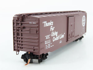 N Scale Micro-Trains MTL 03100140 ACL Atlantic Coast Line 50' Box Car 31111 RTR