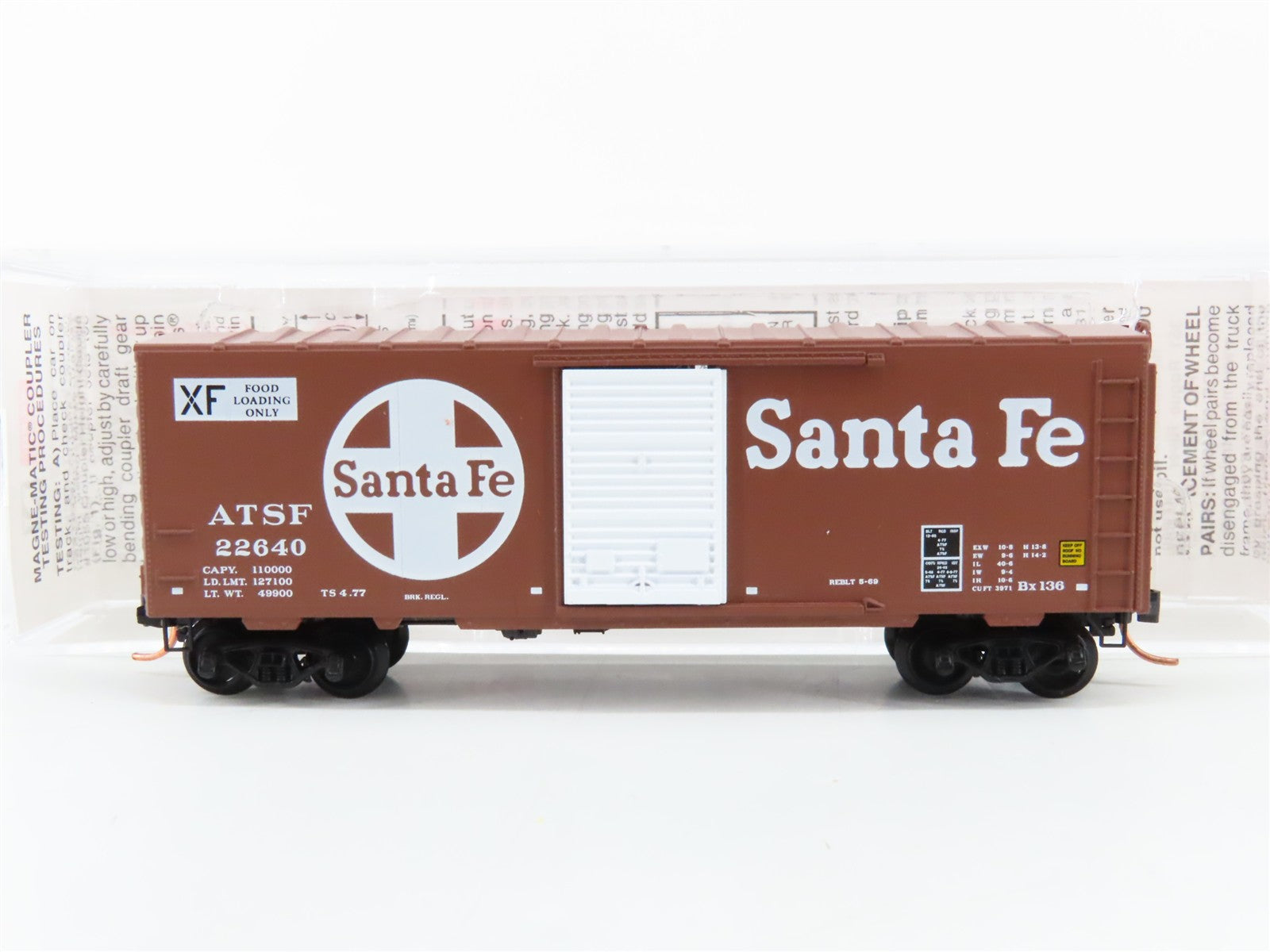 N Scale Micro-Trains MTL 73010 ATSF Santa Fe 