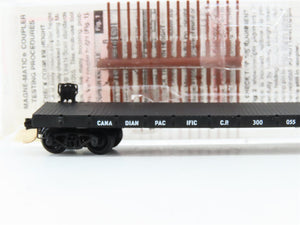 N Scale Micro-Trains MTL 44040 CP Canadian Pacific 50' Flat Car 300055 RTR