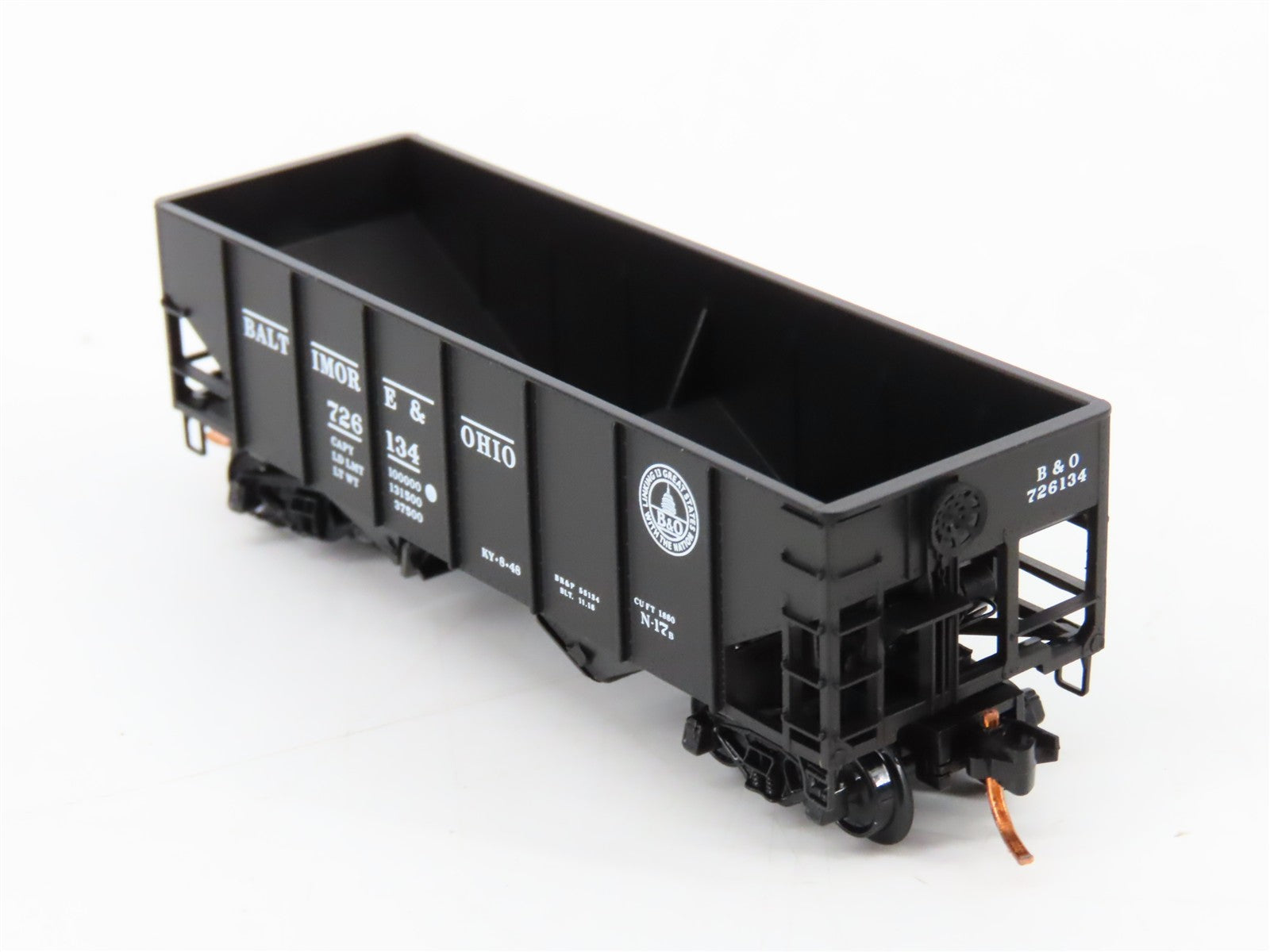 N Scale Micro-Trains MTL 05600390 Baltimore & Ohio 33' 2-Bay Hopper RTR