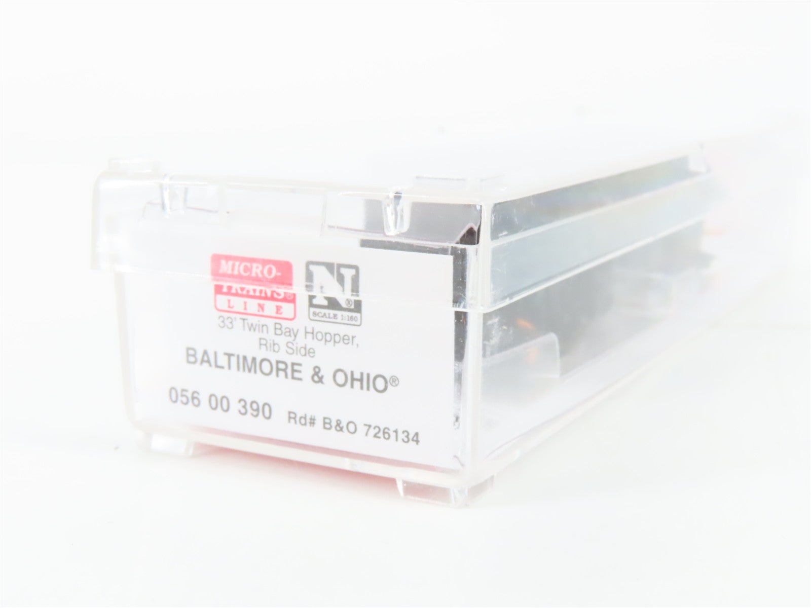 N Scale Micro-Trains MTL 05600390 Baltimore & Ohio 33' 2-Bay Hopper RTR