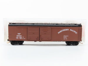 N Scale Micro-Trains MTL 79020 Northern Pacific 50' Wagon Top Box Car RTR