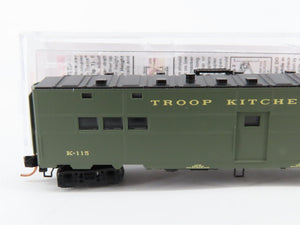 N Micro-Trains MTL 11800010 U.S. Dept. of Defense 50' Troop Kitchen Car K-115