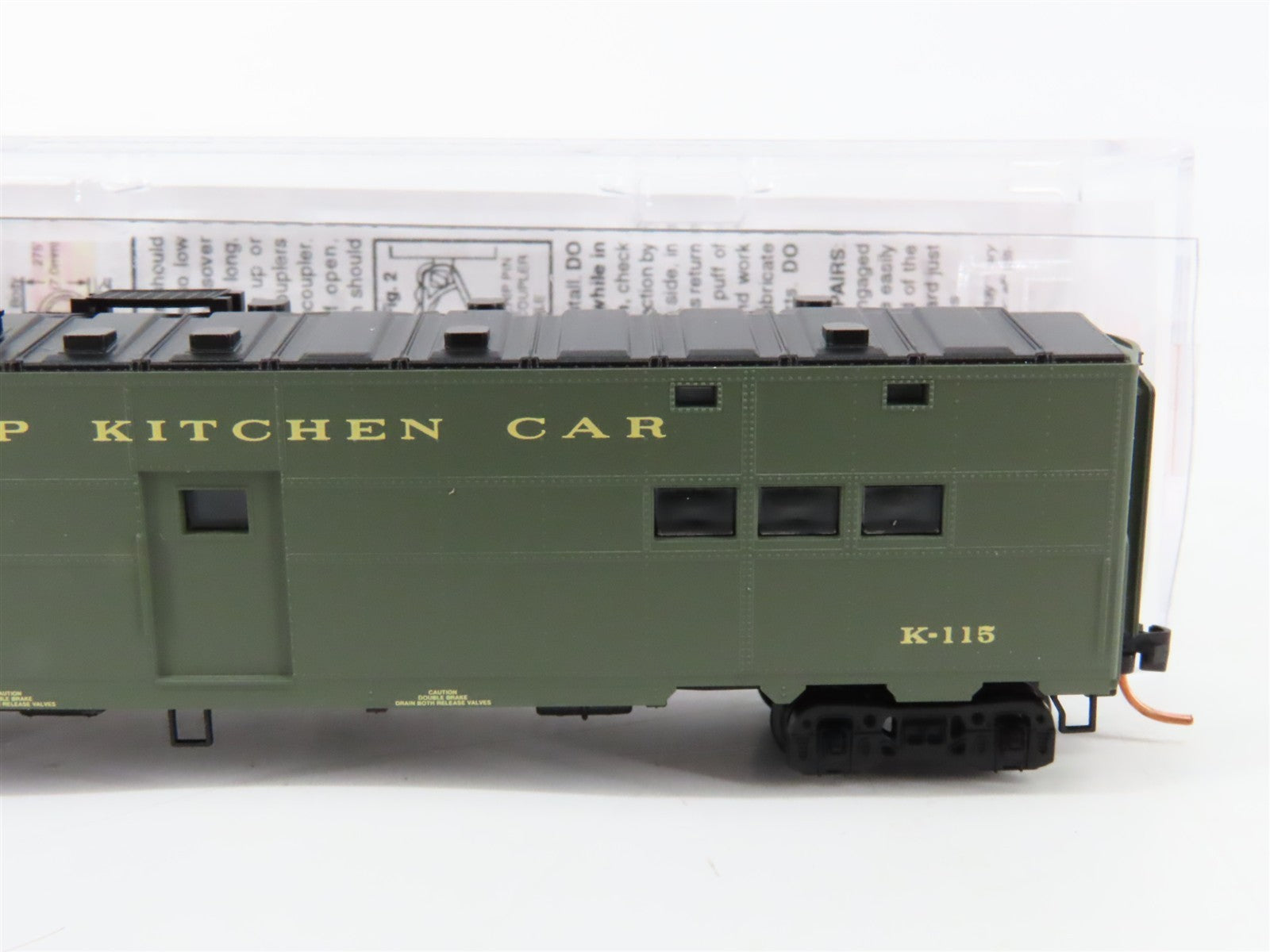 N Micro-Trains MTL 11800010 U.S. Dept. of Defense 50' Troop Kitchen Car K-115