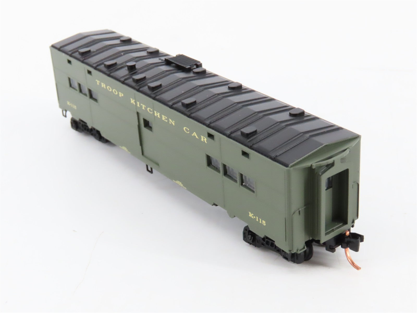 N Micro-Trains MTL 11800010 U.S. Dept. of Defense 50' Troop Kitchen Car K-115