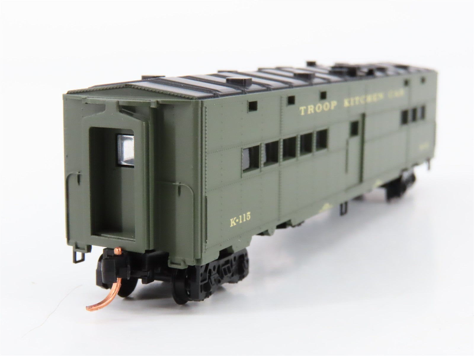 N Micro-Trains MTL 11800010 U.S. Dept. of Defense 50' Troop Kitchen Car K-115