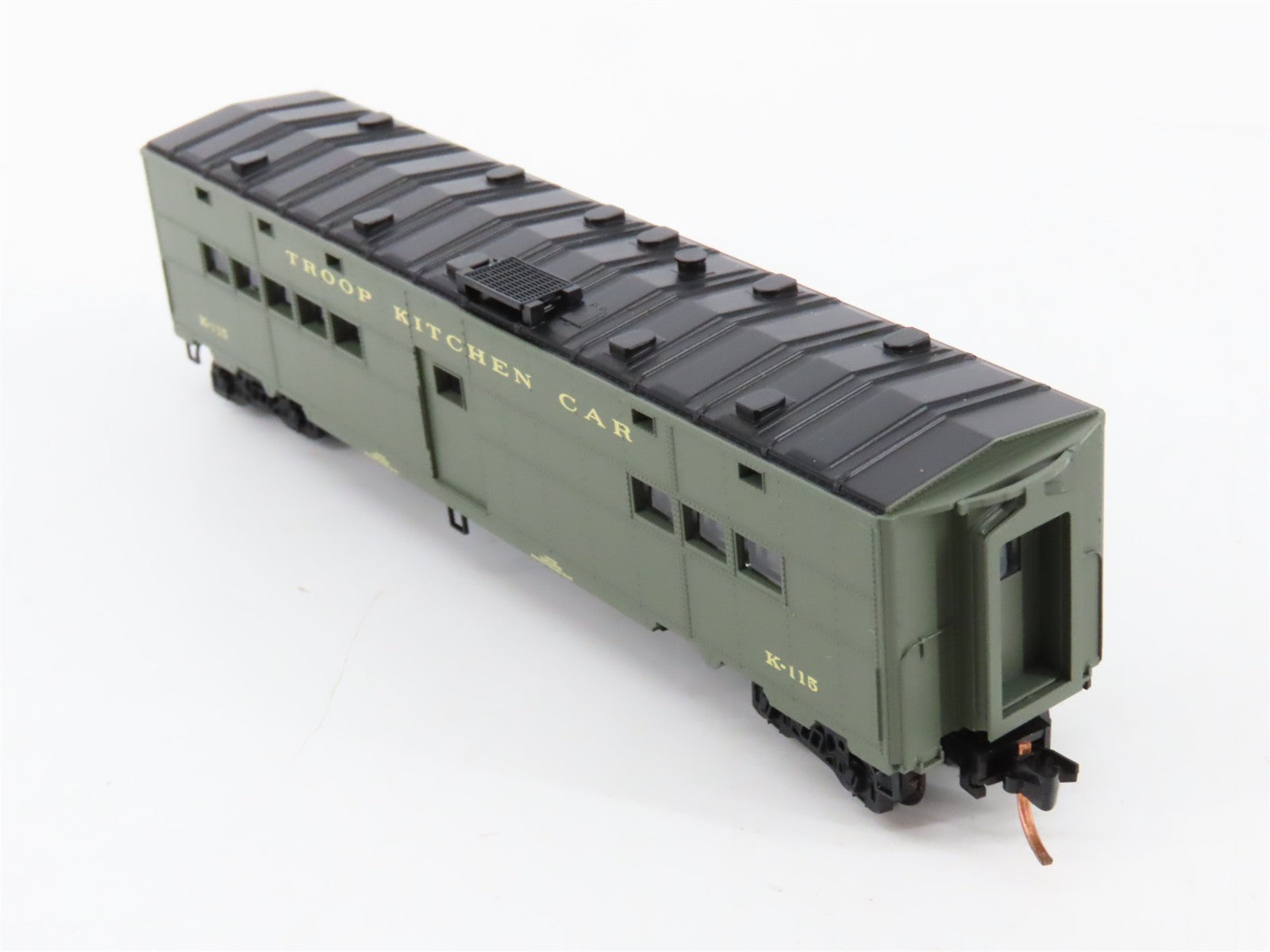 N Micro-Trains MTL 11800010 U.S. Dept. of Defense 50' Troop Kitchen Car K-115