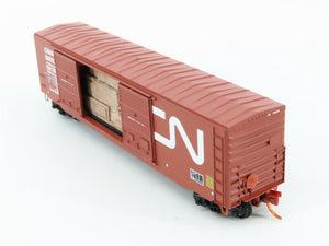 N Micro-Trains MTL 03700080 CN Canadian National 50' Box Car 796060 w/ Load RTR