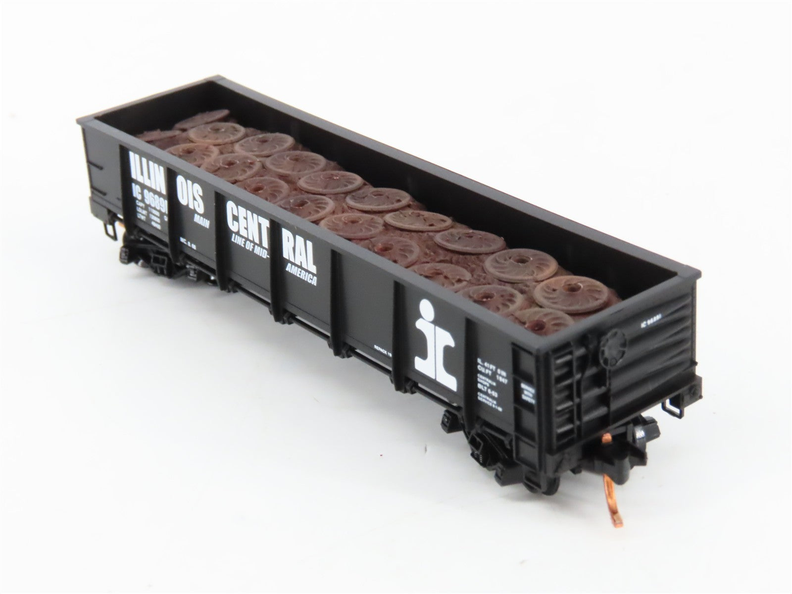 N Scale Micro-Trains MTL 08300090 IC Illinois Central 40' Gondola 96891 w/ Load