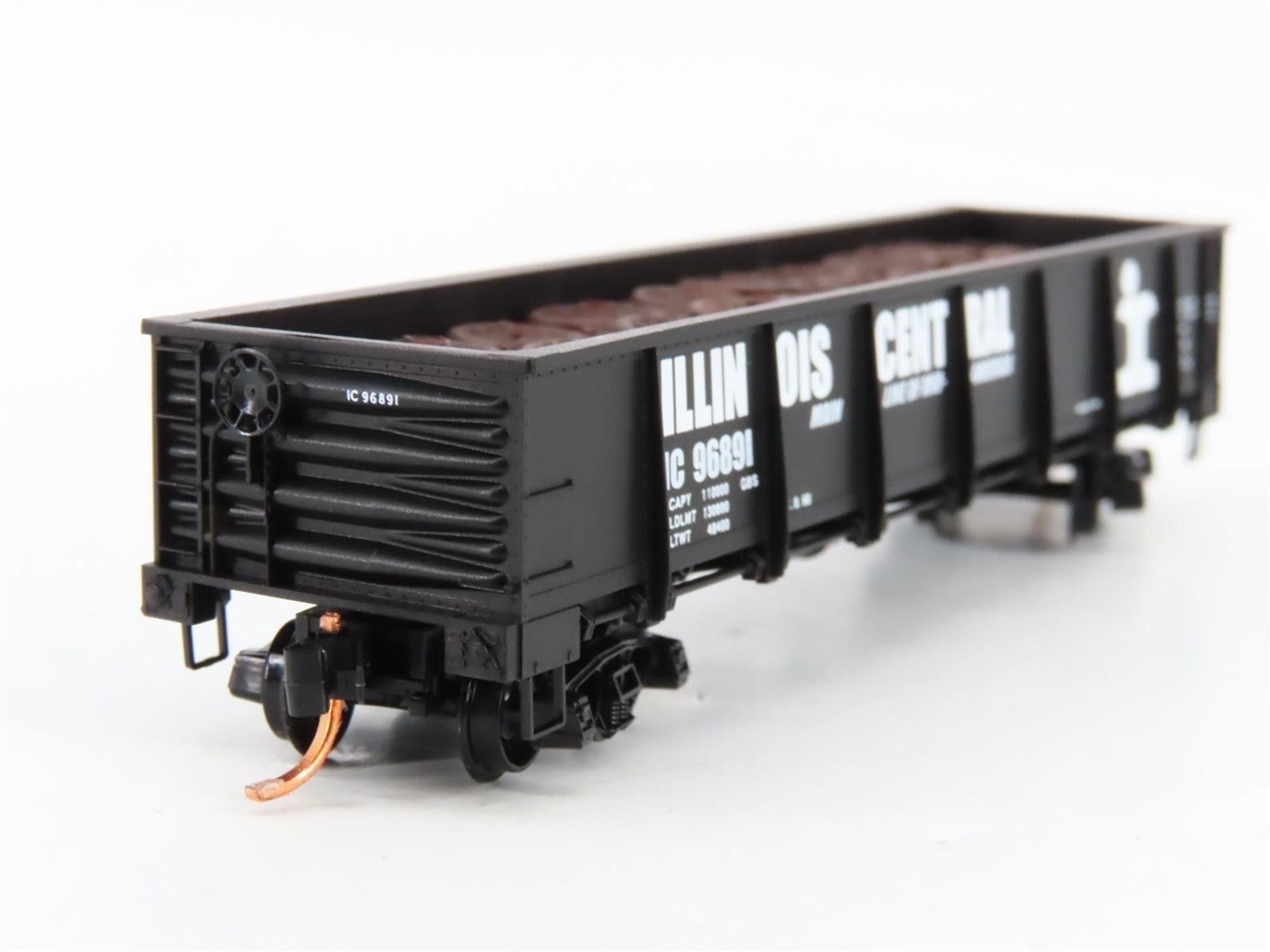N Scale Micro-Trains MTL 08300090 IC Illinois Central 40' Gondola 96891 w/ Load