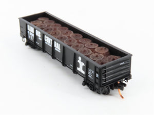 N Scale Micro-Trains MTL 08300090 IC Illinois Central 40' Gondola 96891 w/ Load