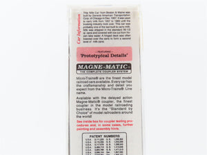 N Scale Micro-Trains MTL 32330 Boston & Maine 50' Plug Door Milk Box Car RTR