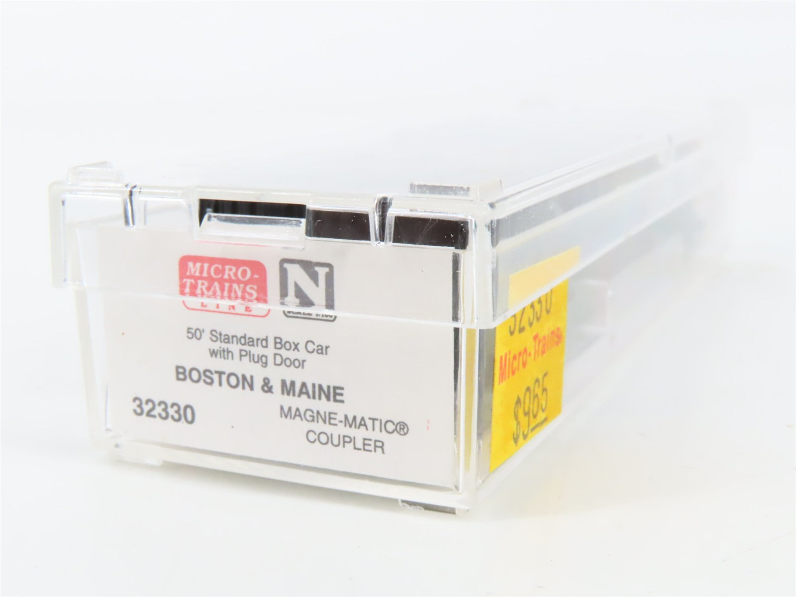N Scale Micro-Trains MTL 32330 Boston & Maine 50' Plug Door Milk Box Car RTR